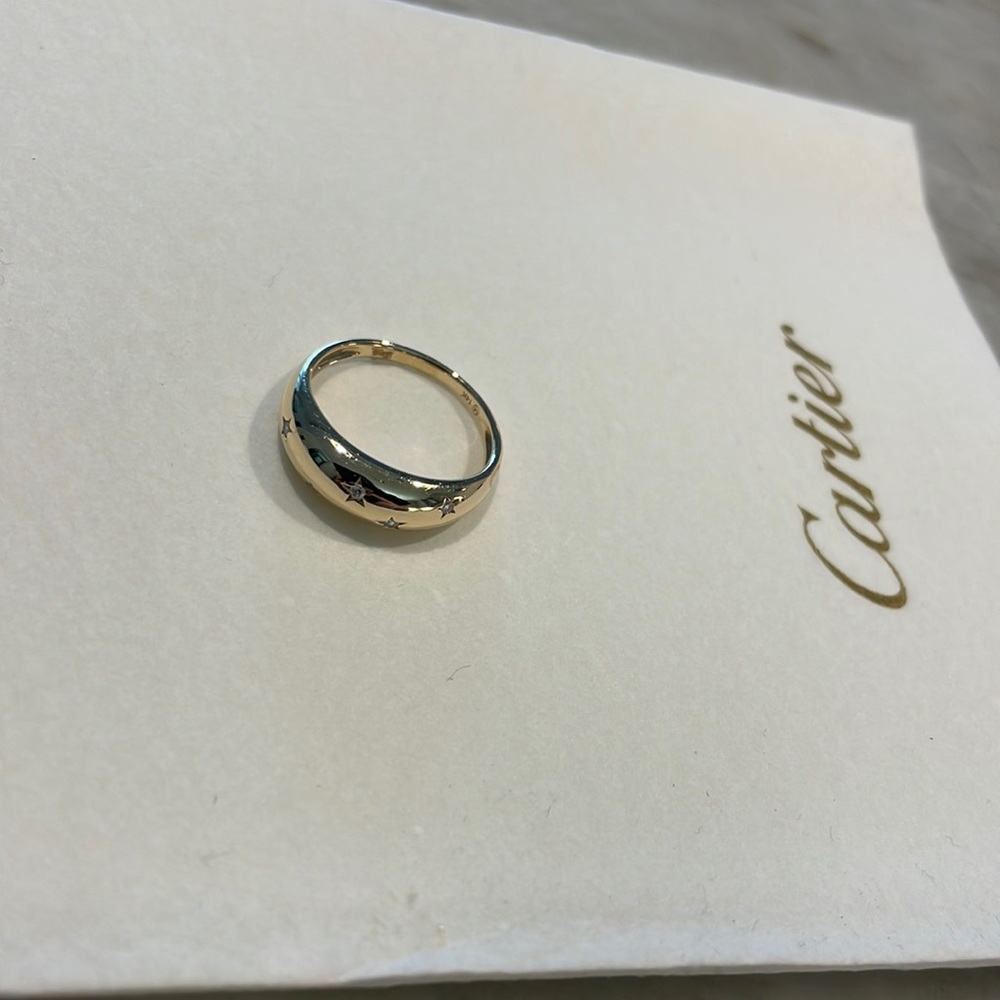 Mejuri star dome ring 14k gold - Picture 3 of 9